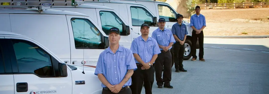 KIC Refrigeration crew ready for Mini Split Repair jobs across Rialto